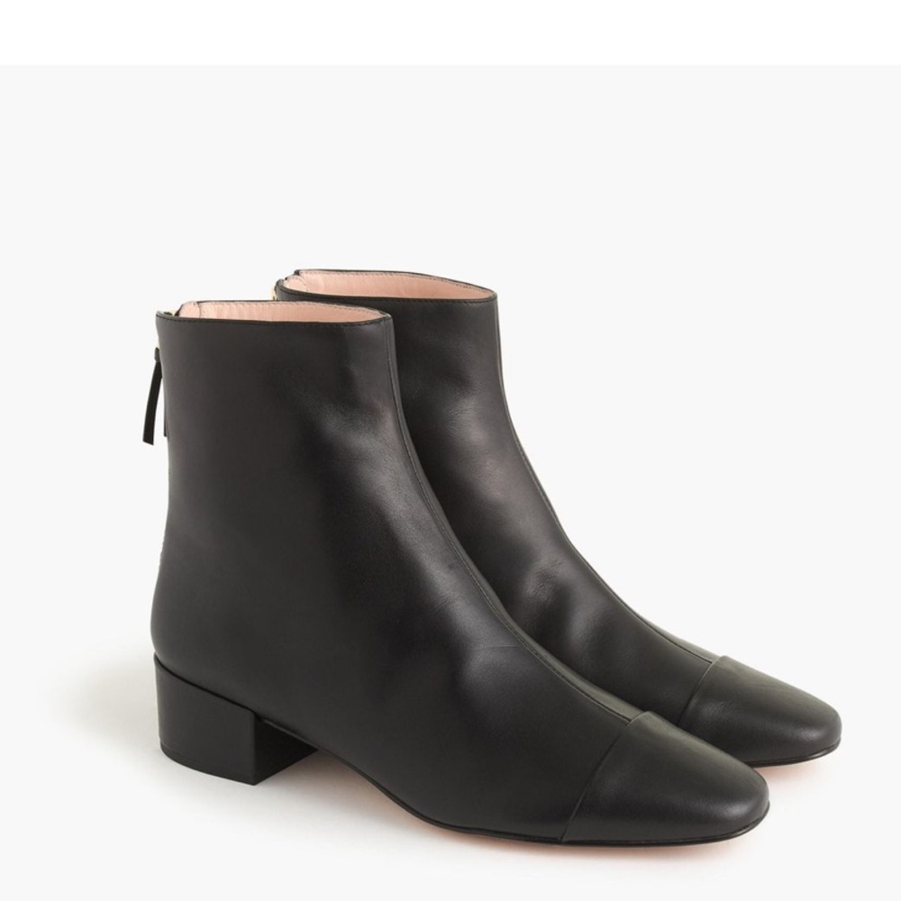 J.Crew Cap-toe Ankle Boots